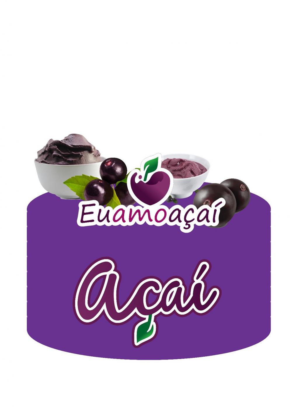 Arquivo de corte topo de bolo Açaí