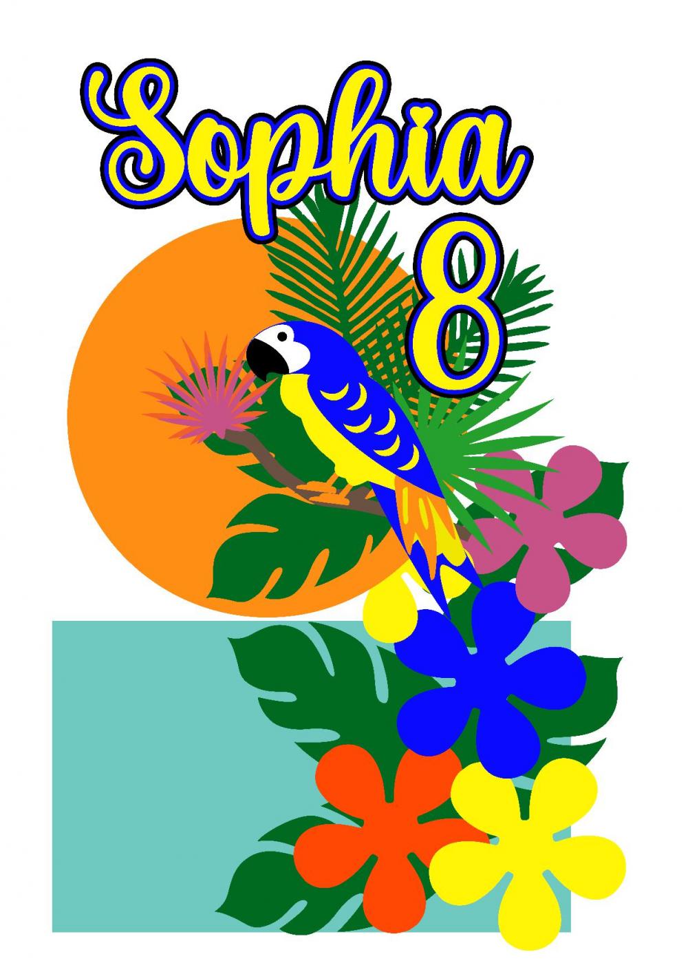 Arquivo de corte topo de bolo Arara