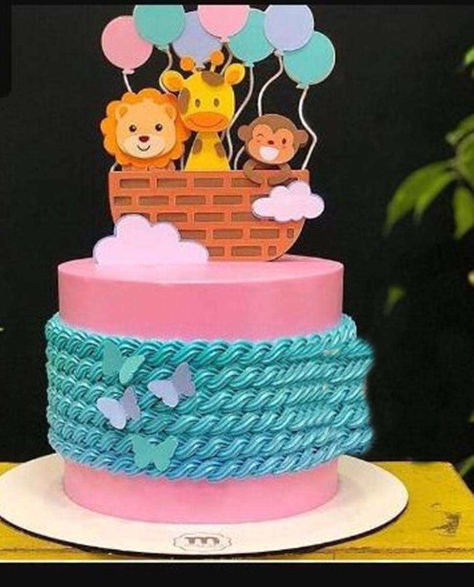 Arquivo de corte topo de bolo Arca de Noé