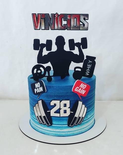 Arquivo de corte topo de bolo Academia