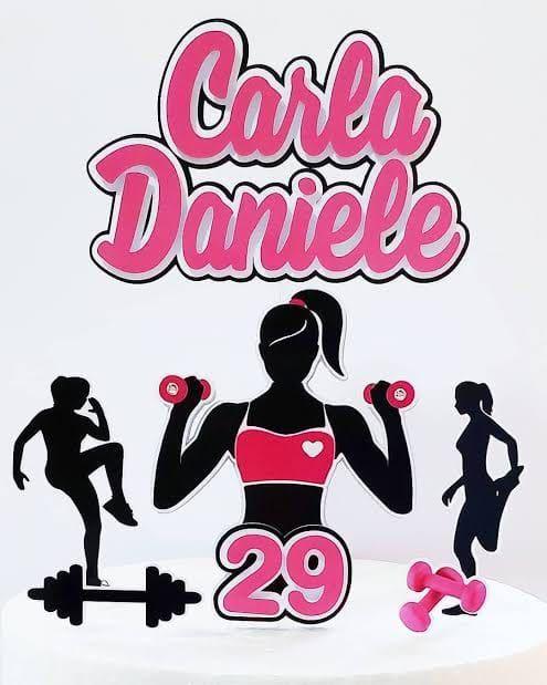 Arquivo de corte topo de bolo Academia