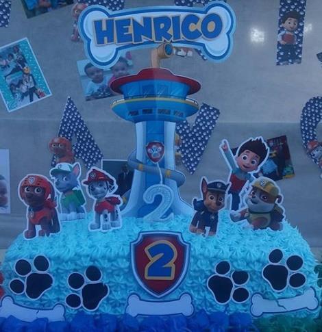 Arquivo de corte topo de bolo Patrulha Canina