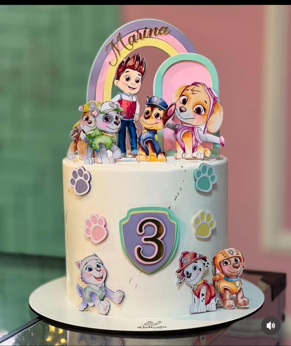 Arquivo de corte topo de bolo Patrulha Canina