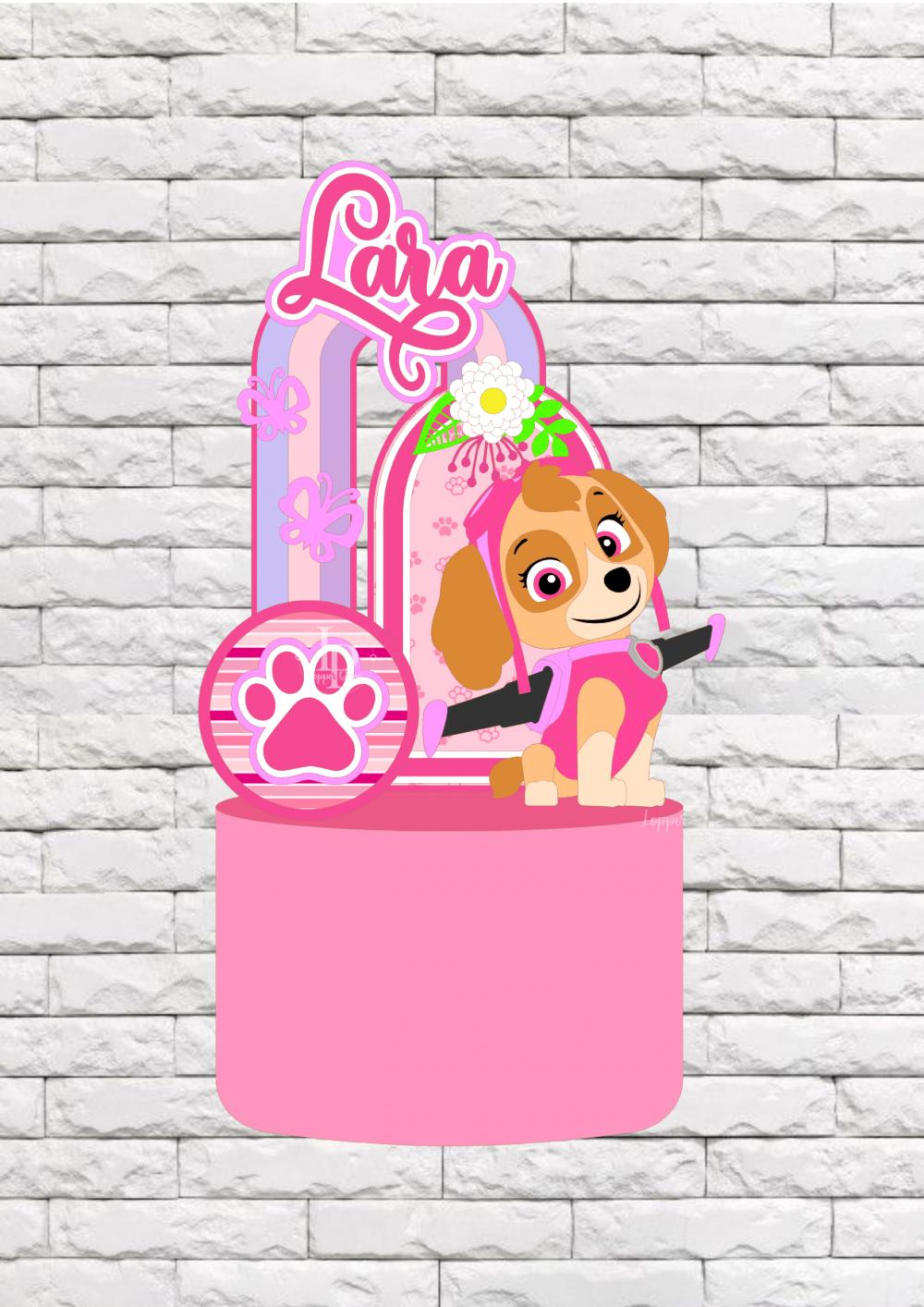 Arquivo de corte topo de bolo Patrulha Canina