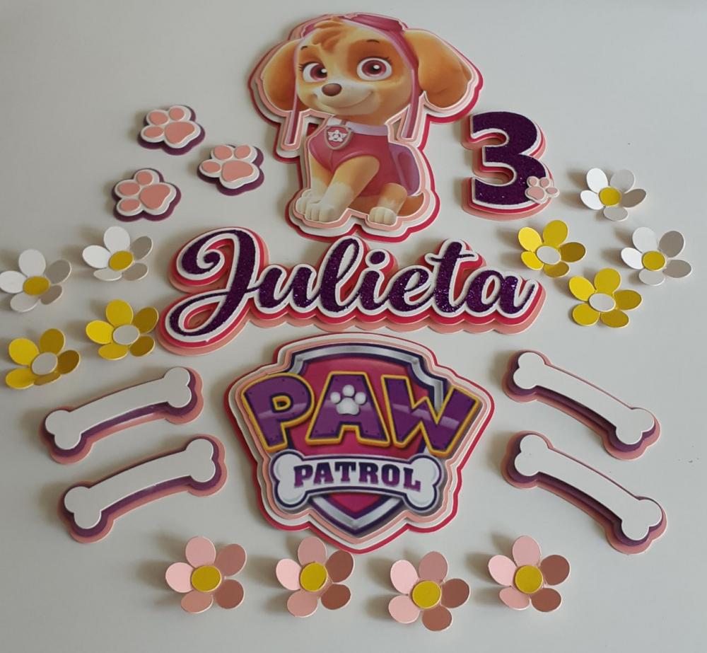 Arquivo de corte topo de bolo Patrulha Canina