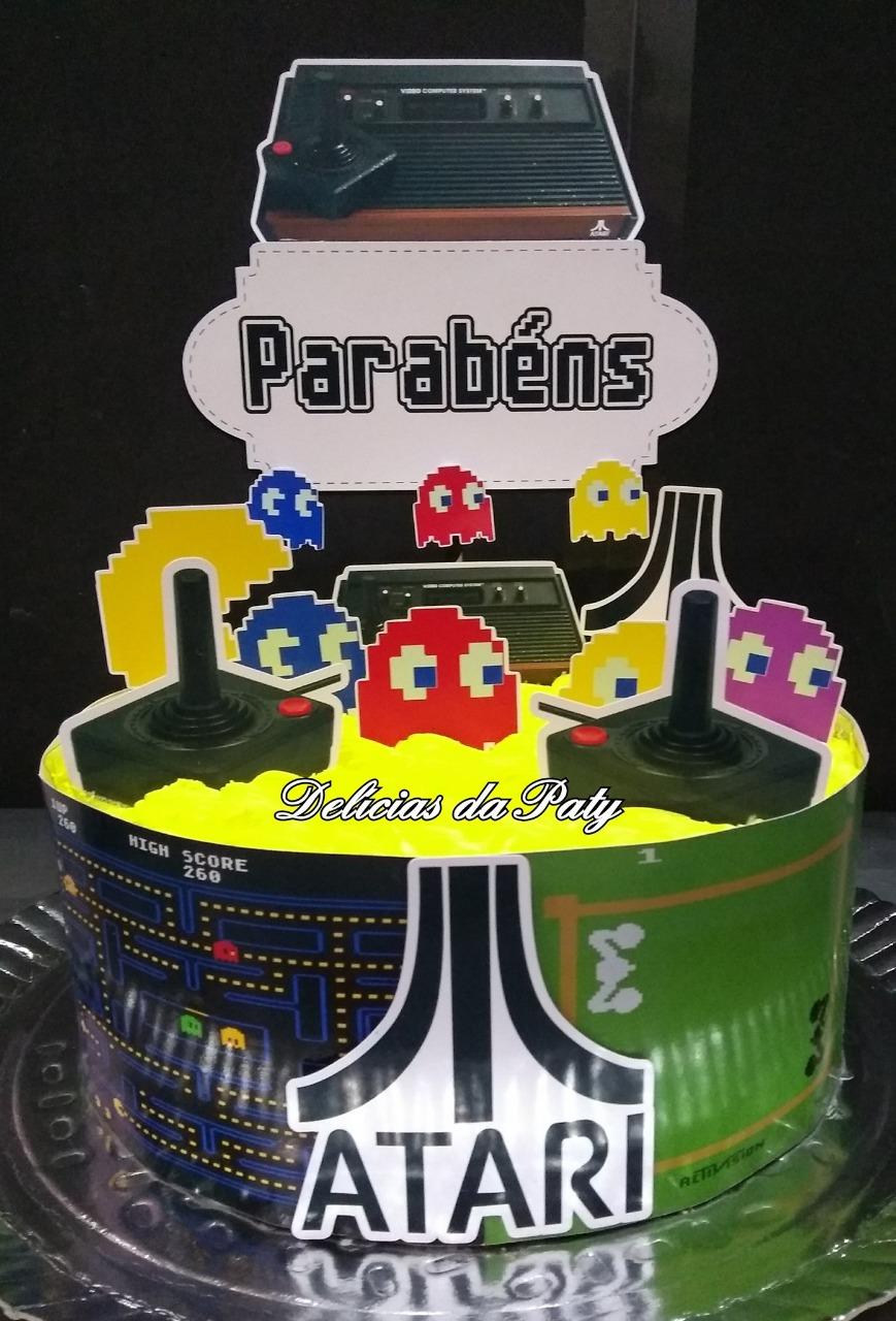 Arquivo de corte topo de bolo ATARI