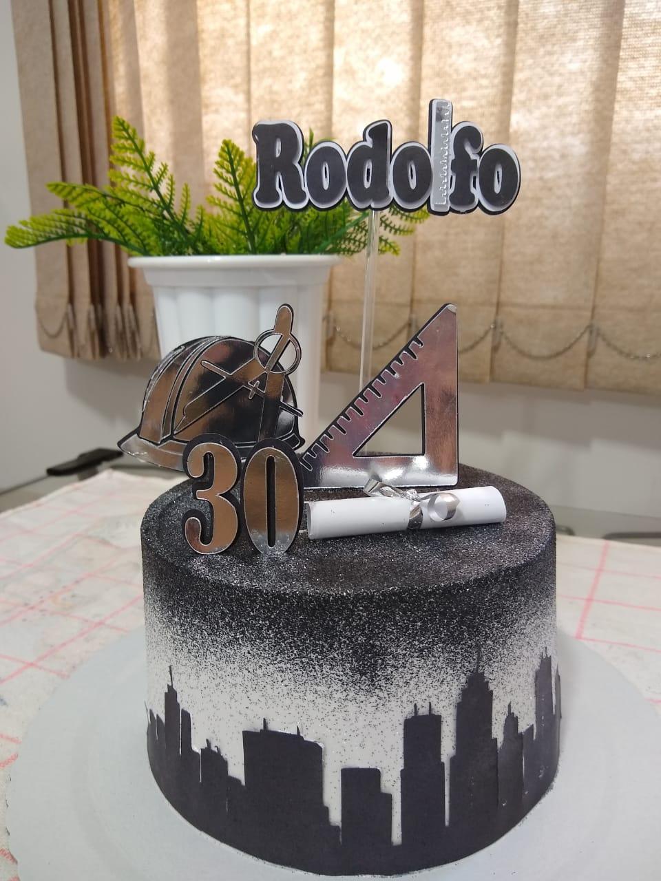 Arquivo de corte topo de bolo Arquitetura