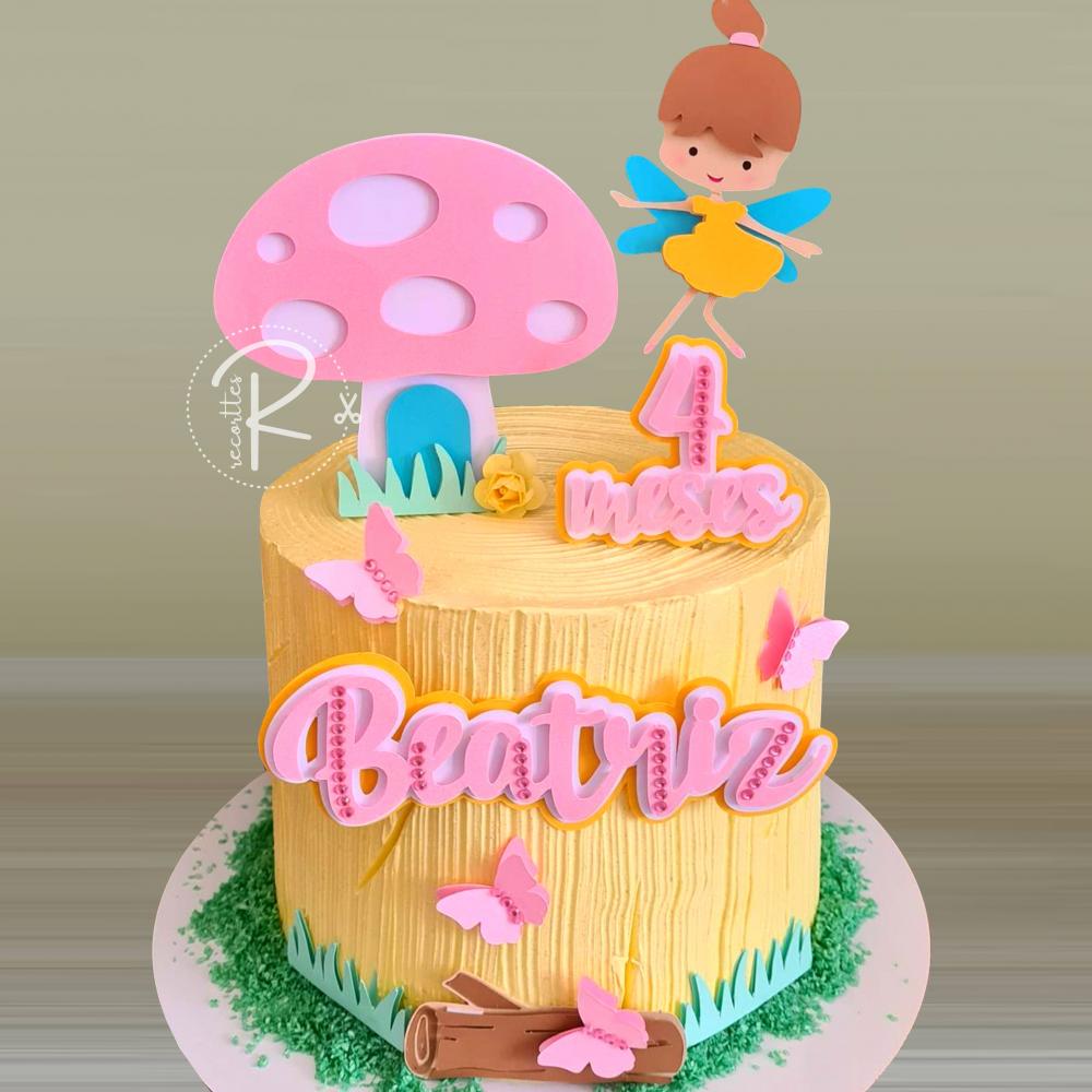 Arquivo de corte topo de bolo Fada