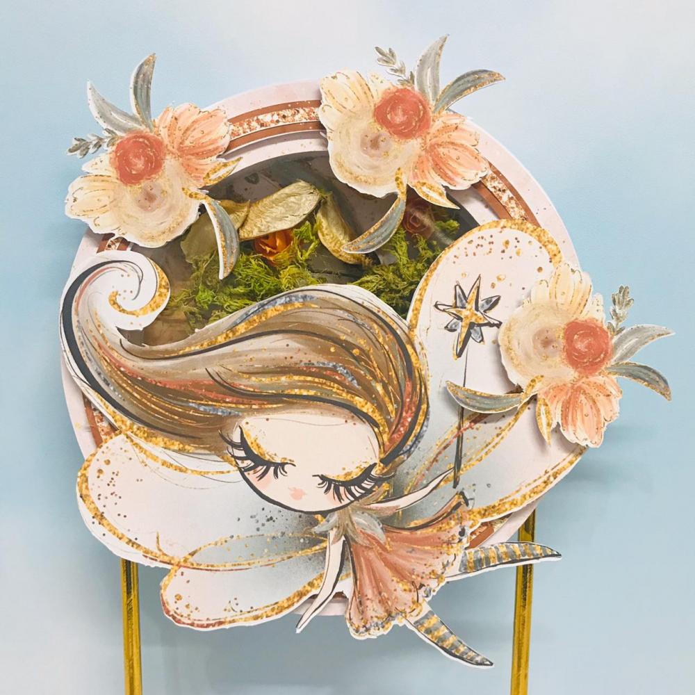 Arquivo de corte topo de bolo Fada