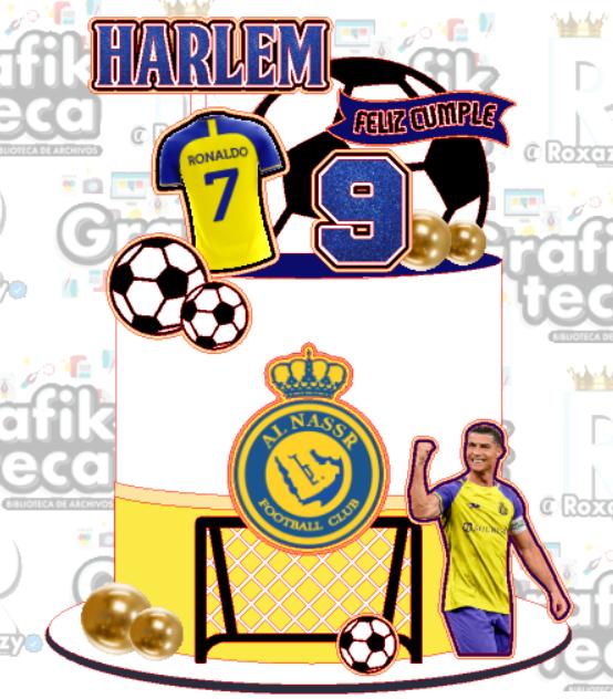 Arquivo de corte topo de bolo Futebol