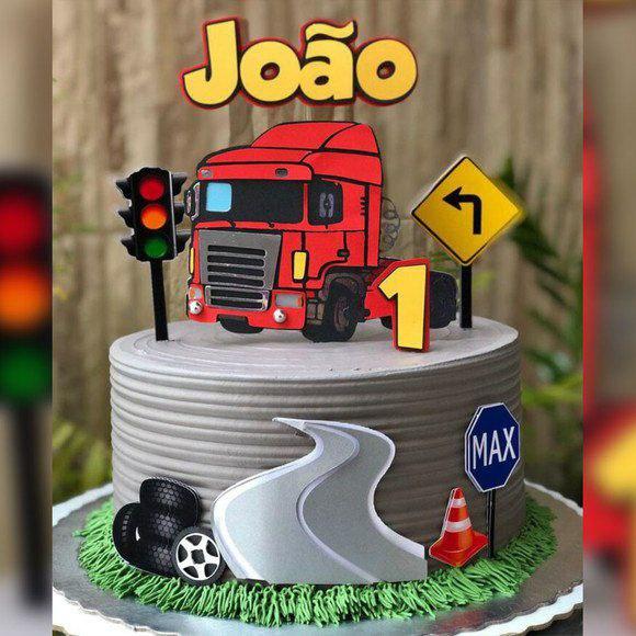 Arquivo de corte topo de bolo Caminhão