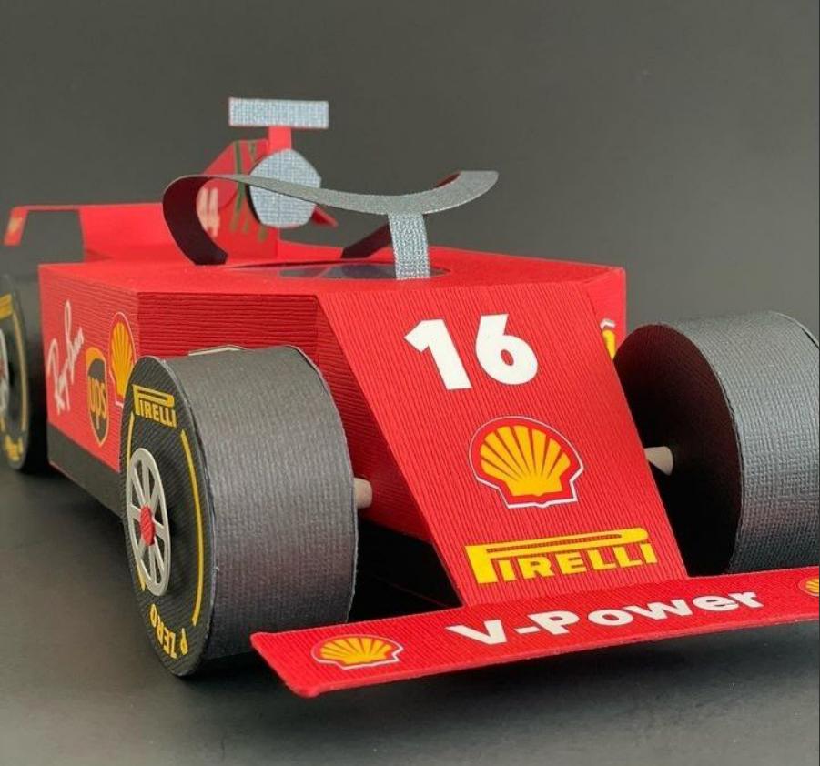 Arquivo de corte topo de bolo Ferrari