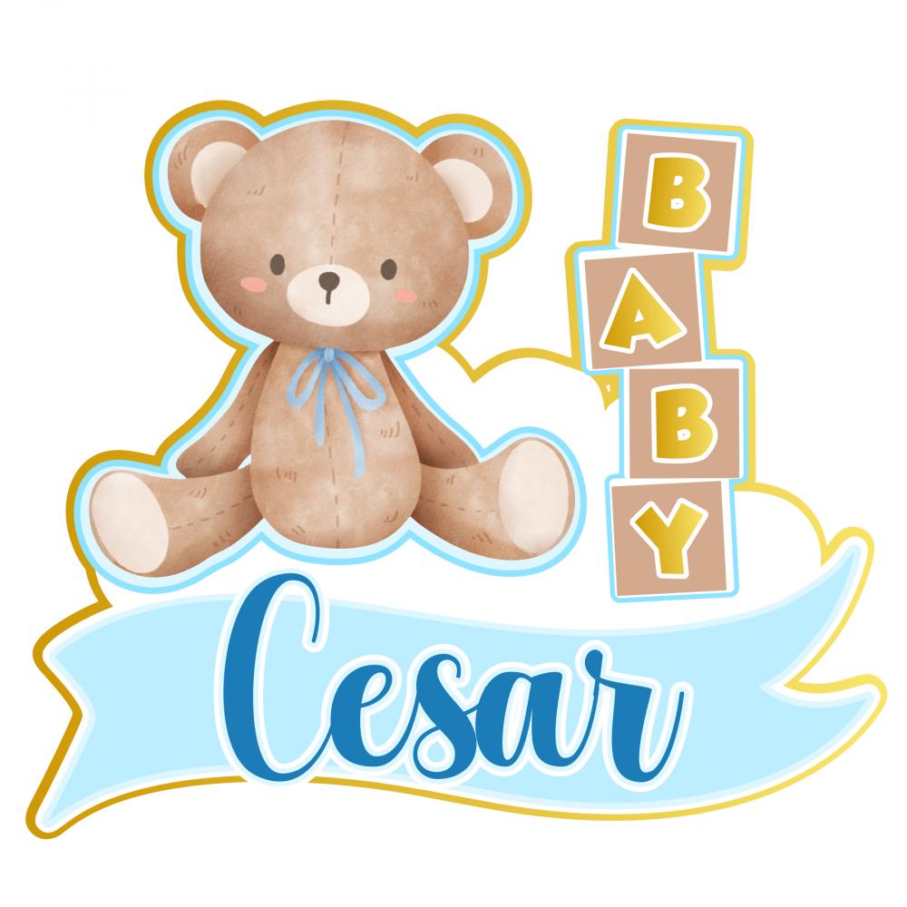 Arquivo de corte topo de bolo Chá de Bebe