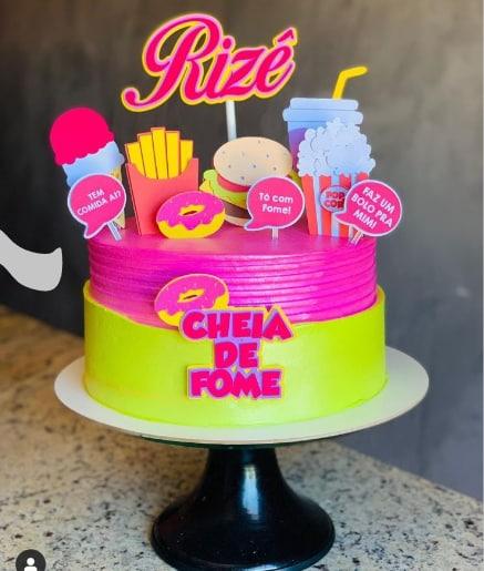 Arquivo de corte topo de bolo Doces