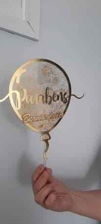 Arquivo de corte topo de bolo Feliz Aniversário