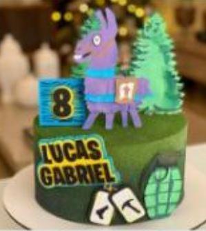 Arquivo de corte topo de bolo Fortnite