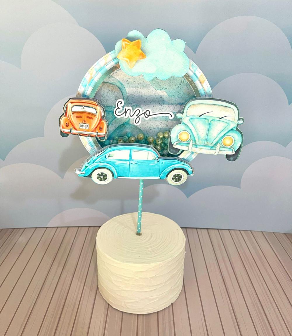 Arquivo de corte topo de bolo Fusca