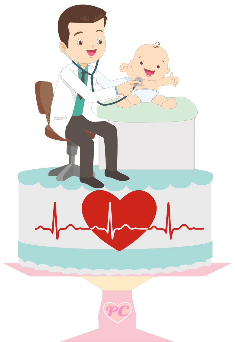 Arquivo de corte topo de bolo Pediatra