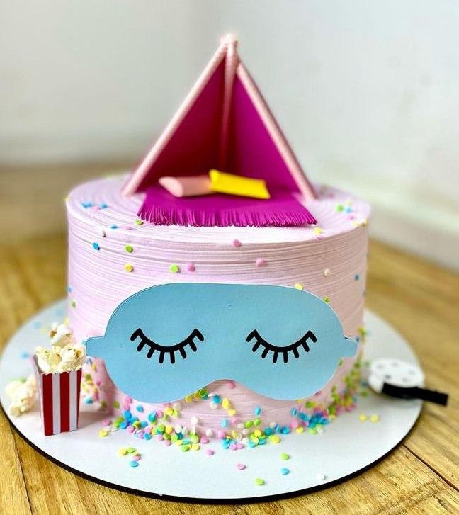 Arquivo de corte Topo de Bolo Festa do Pijama