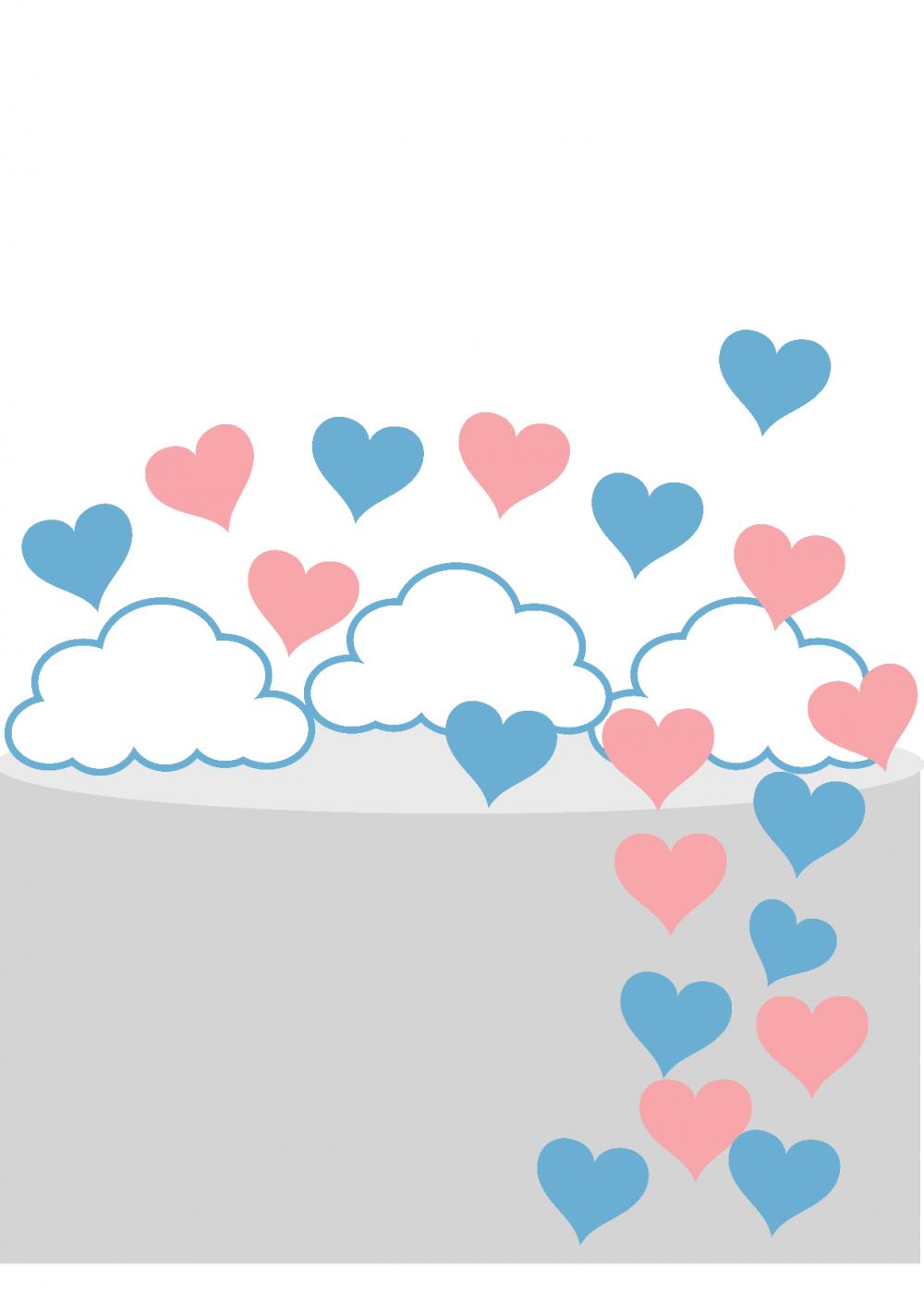 Arquivo de corte topo de bolo Chá Revelação