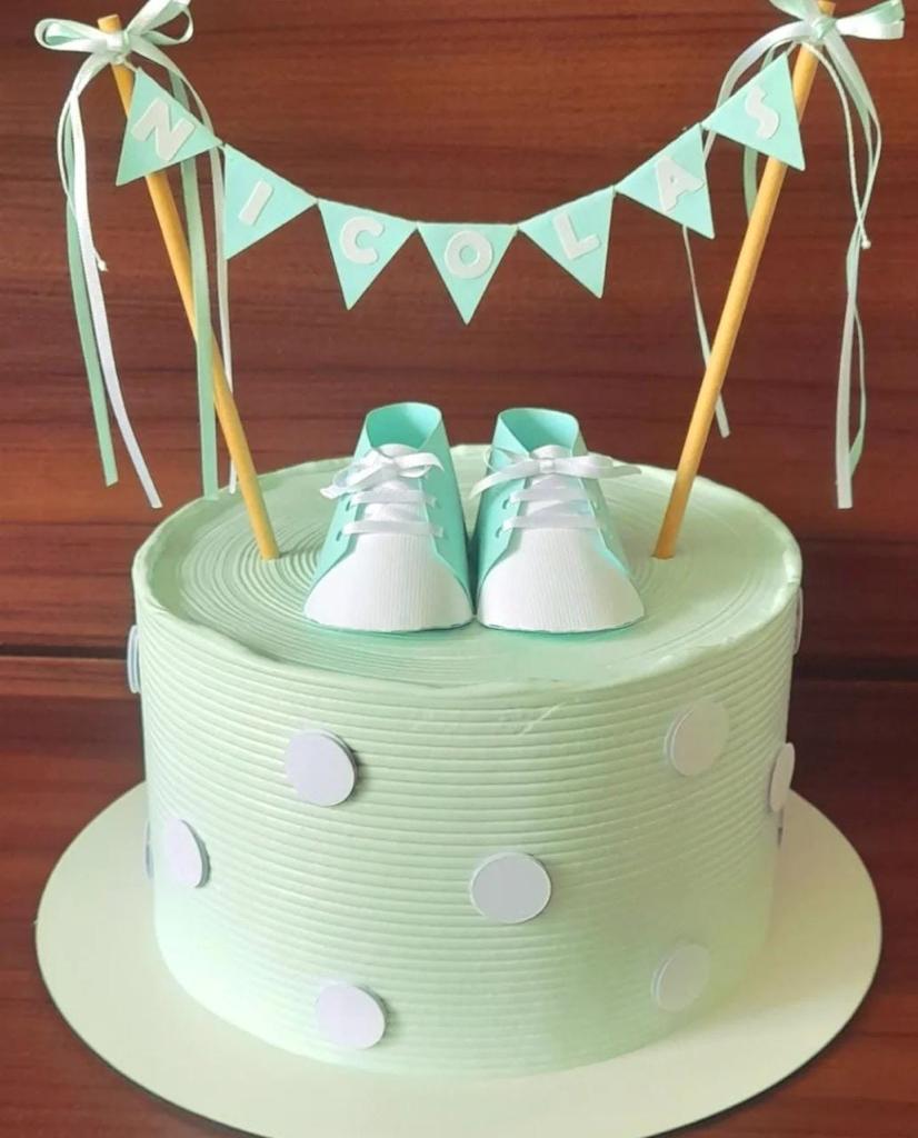 Arquivo de corte topo de bolo Chá Revelação