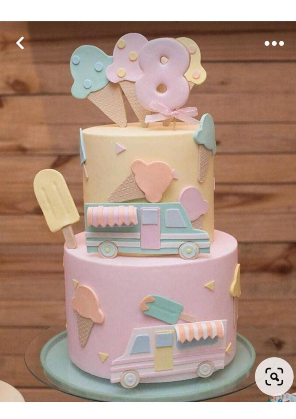 Arquivo de corte topo de bolo Sorvete