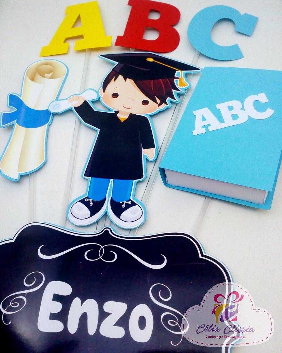 Arquivo de corte topo de bolo ABC