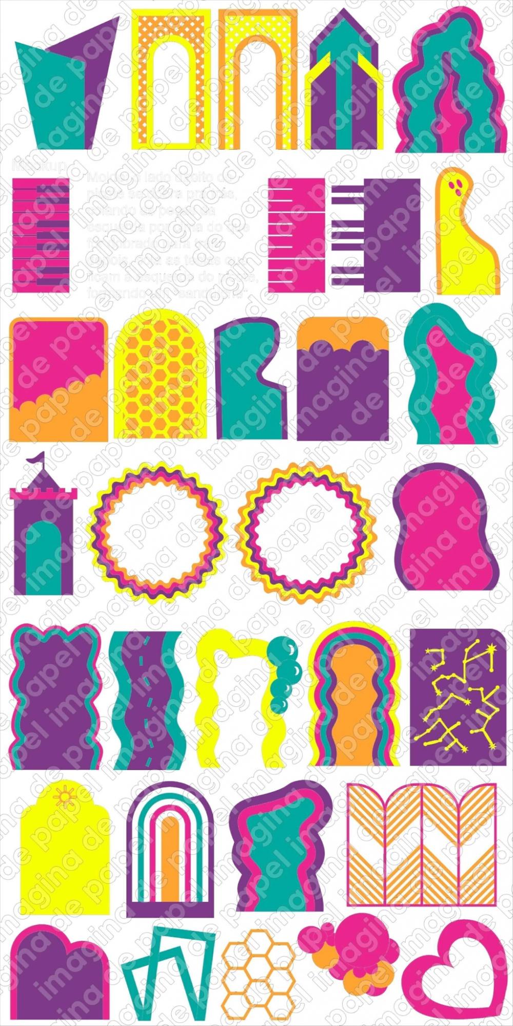 Arquivo de corte topo de bolo Painéis