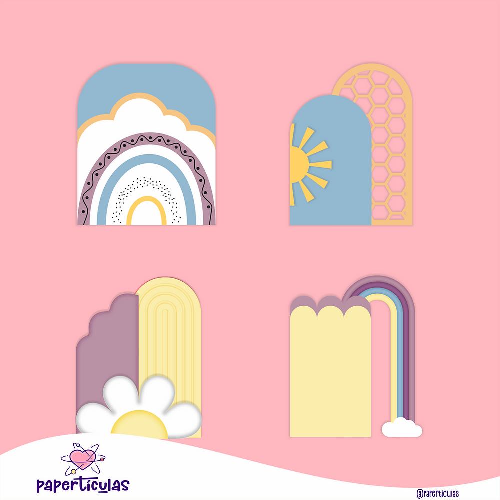 Arquivo de corte topo de bolo Painéis