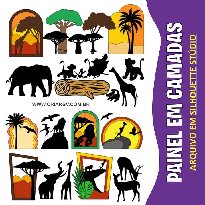 Arquivo de corte topo de bolo Painéis