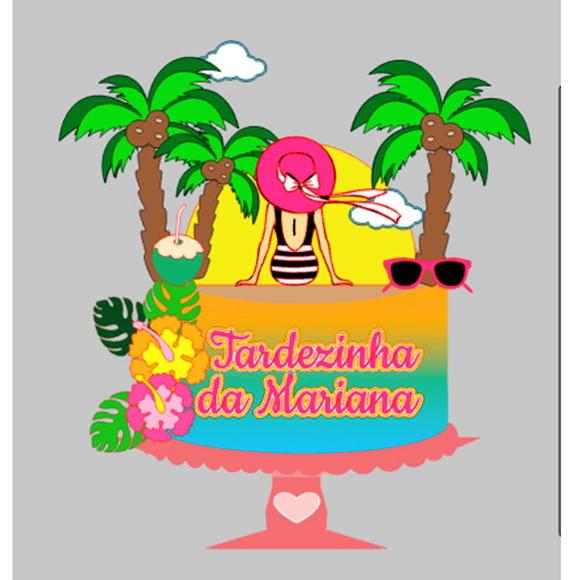 Arquivo de corte topo de bolo Tardezinha