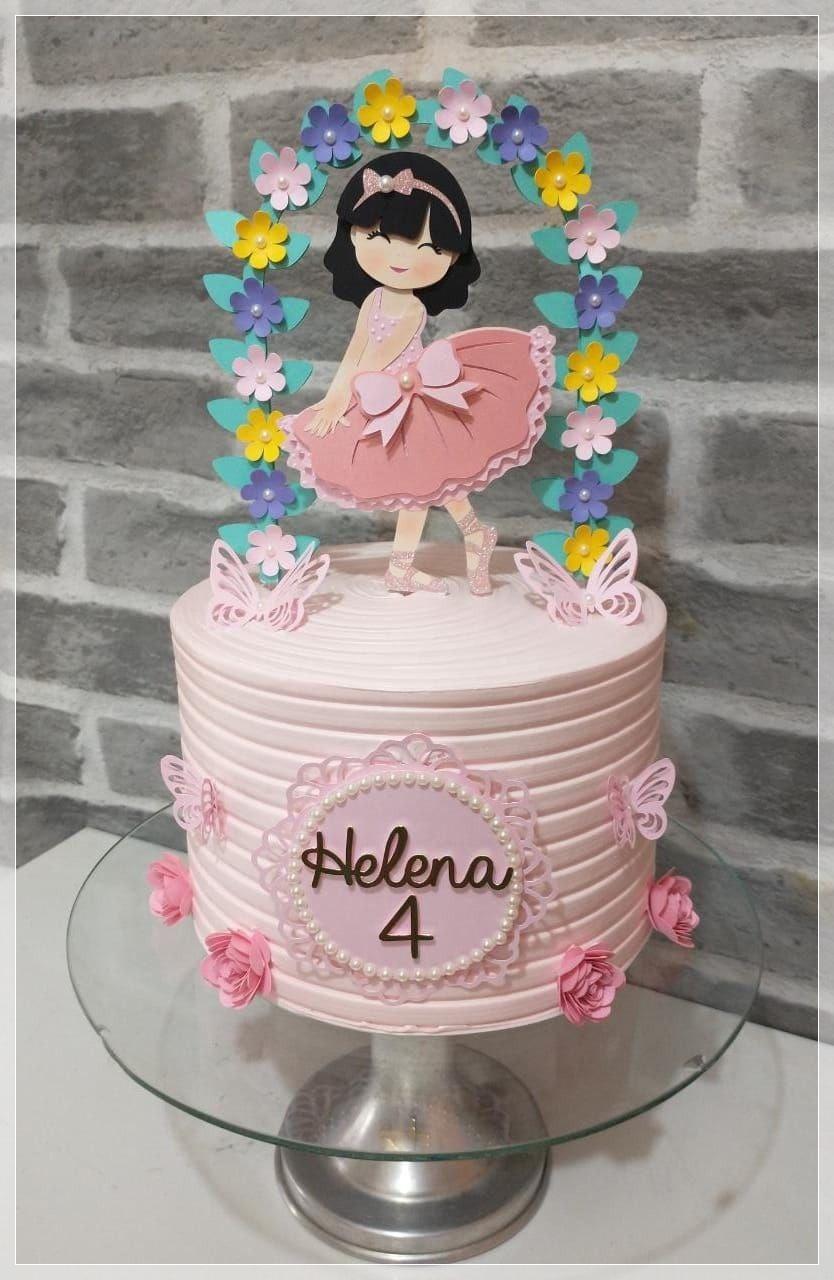 Arquivo de corte topo de bolo bailarina