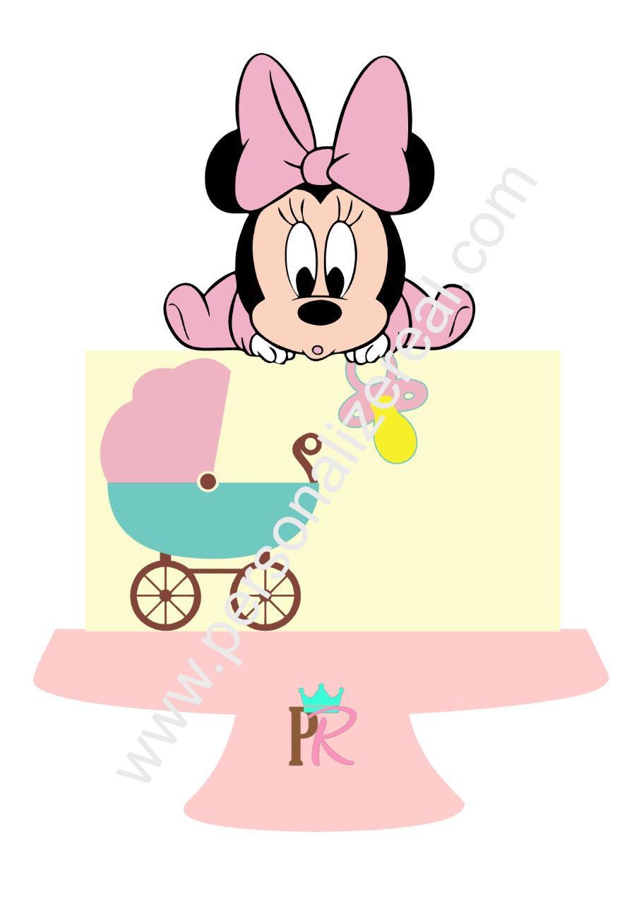 Arquivo de corte topo de bolo Minnie