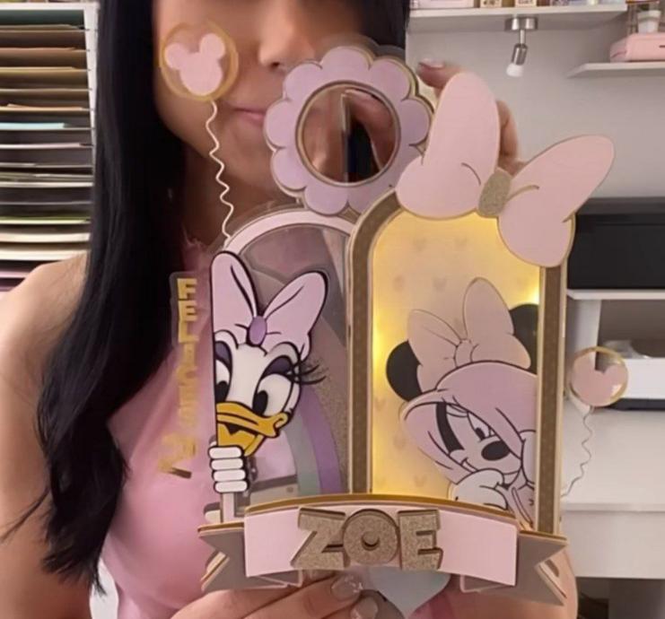 Arquivo de corte topo de bolo Minnie