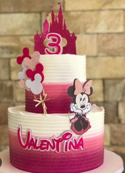 Arquivo de corte topo de bolo Minnie