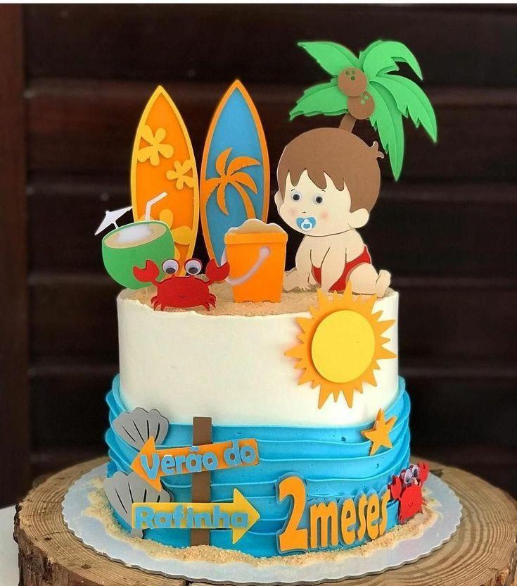 Arquivo de corte topo de bolo Praia