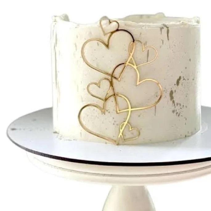 Arquivo de corte topo de bolo Coração