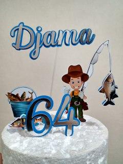 Arquivo de Corte Topo de Bolo Pescaria