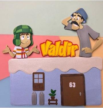 Arquivo de corte topo de bolo Chaves