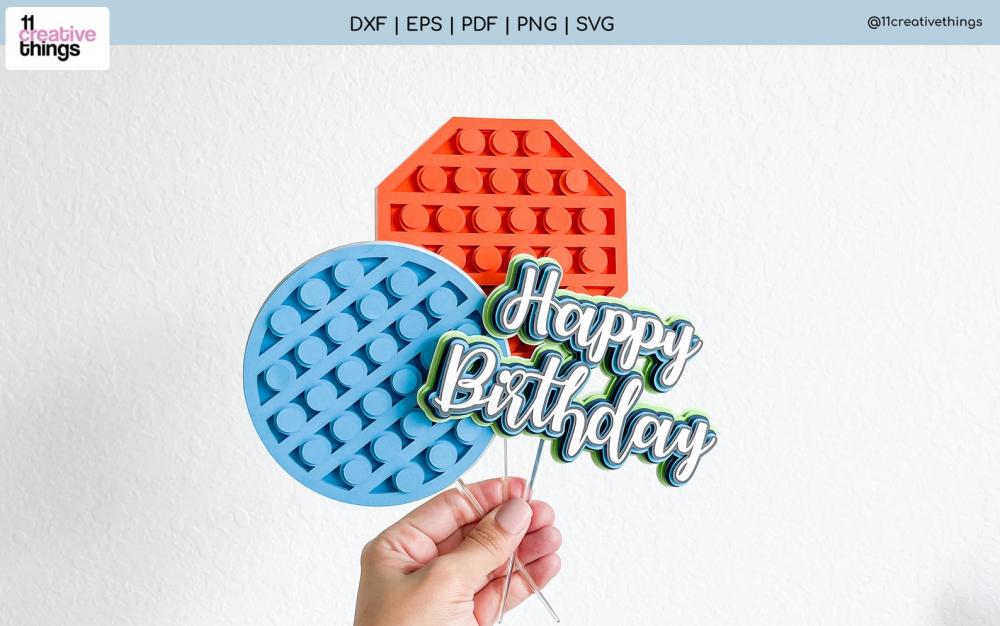 Arquivo de corte topo de bolo Pop it