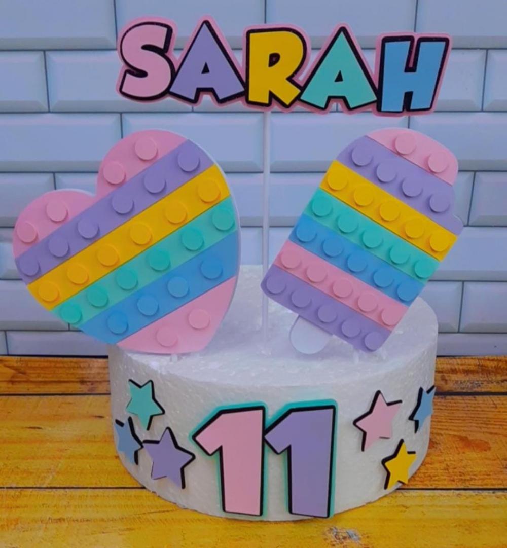 Arquivo de corte topo de bolo Pop it