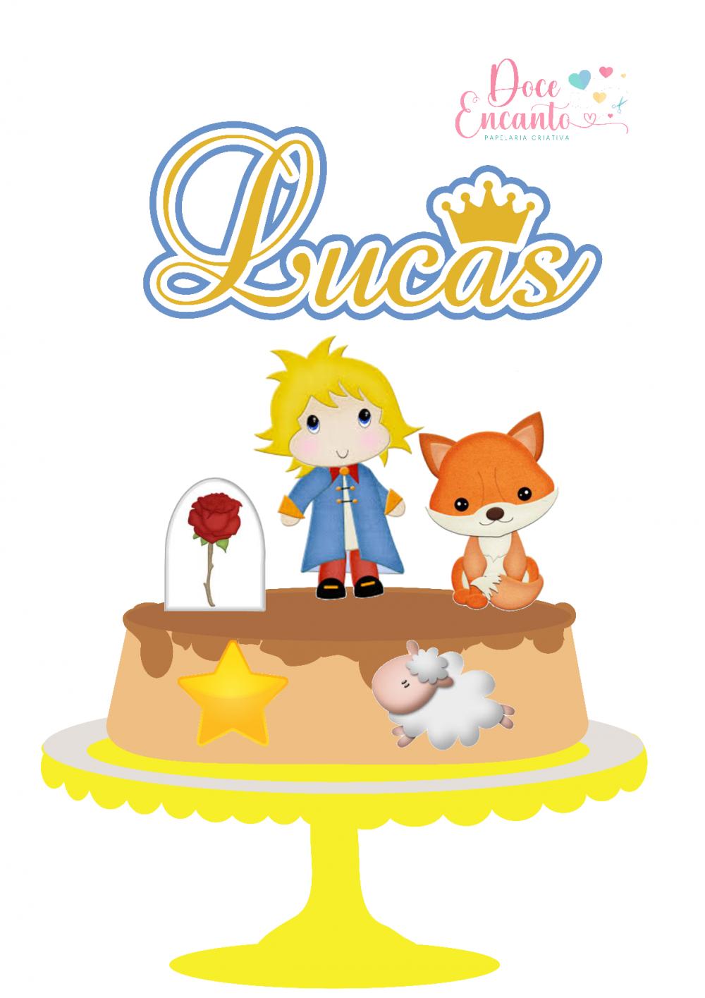 Arquivo de corte topo de bolo Principe