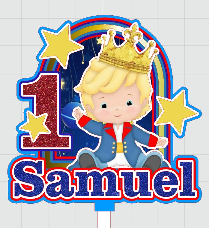 Arquivo de corte topo de bolo Principe