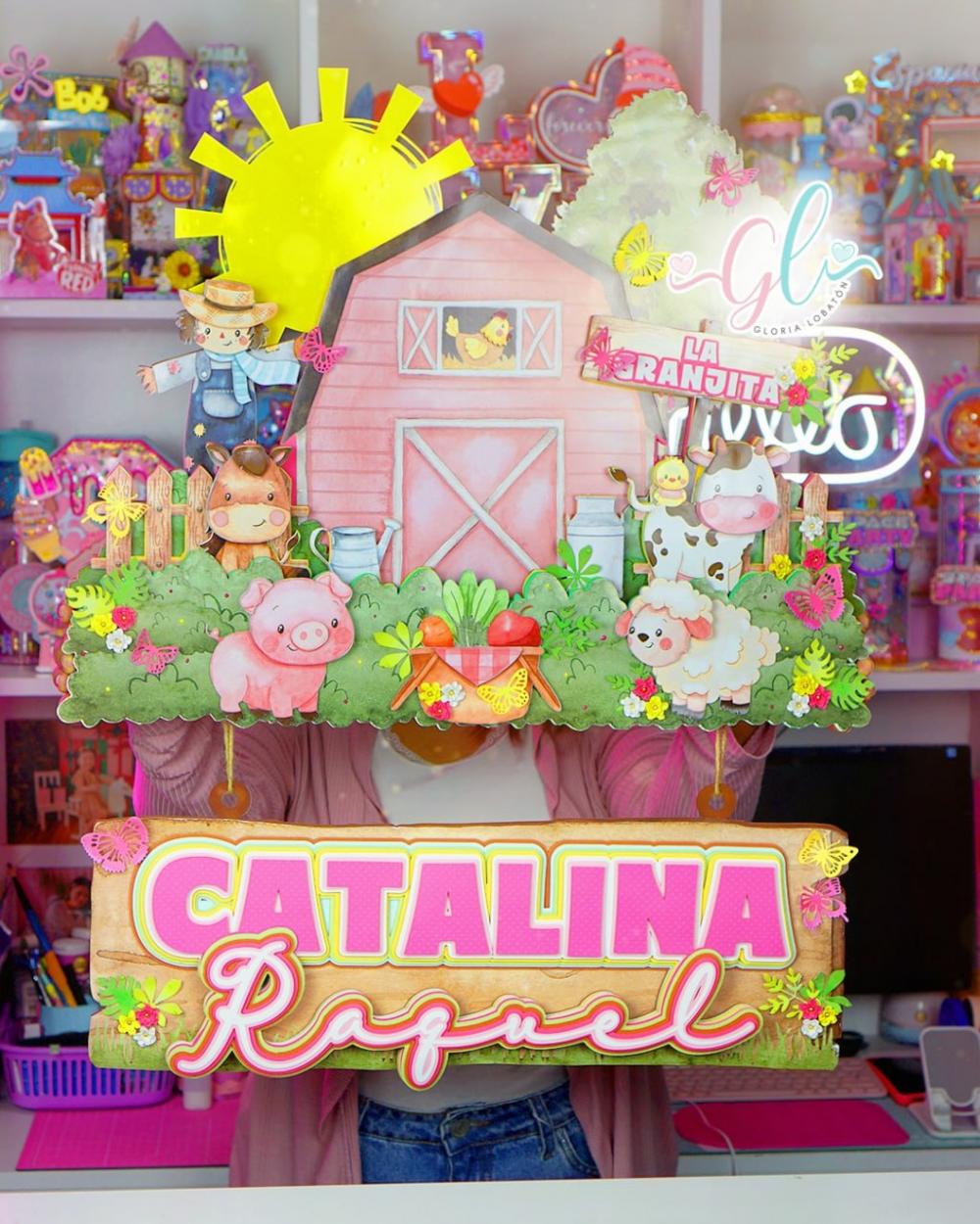 Arquivo de corte topo de bolo Fazendinha