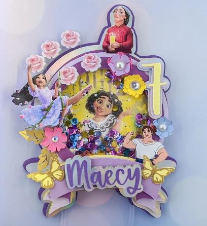 Arquivo de corte topo de bolo Encanto