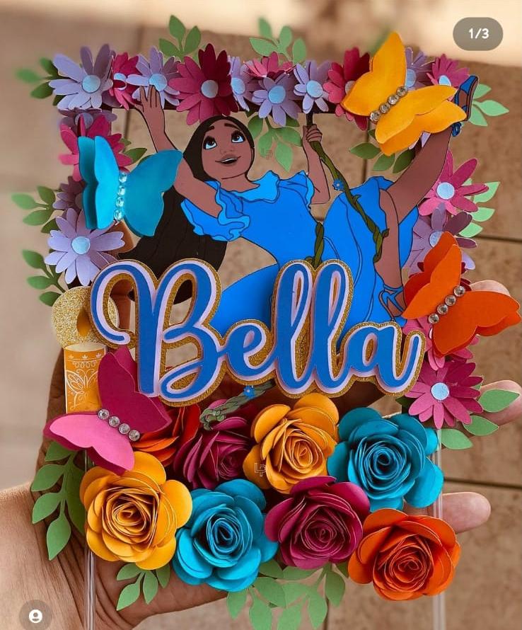 Arquivo de corte topo de bolo Encanto