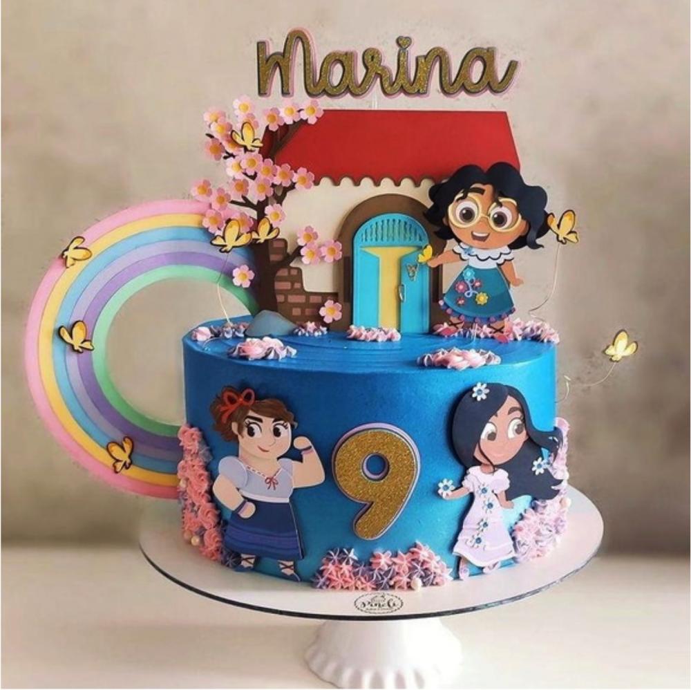 Arquivo de corte topo de bolo Encanto