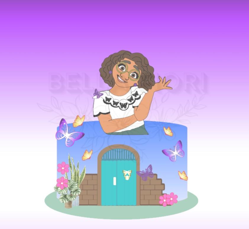 Arquivo de corte topo de bolo Encanto