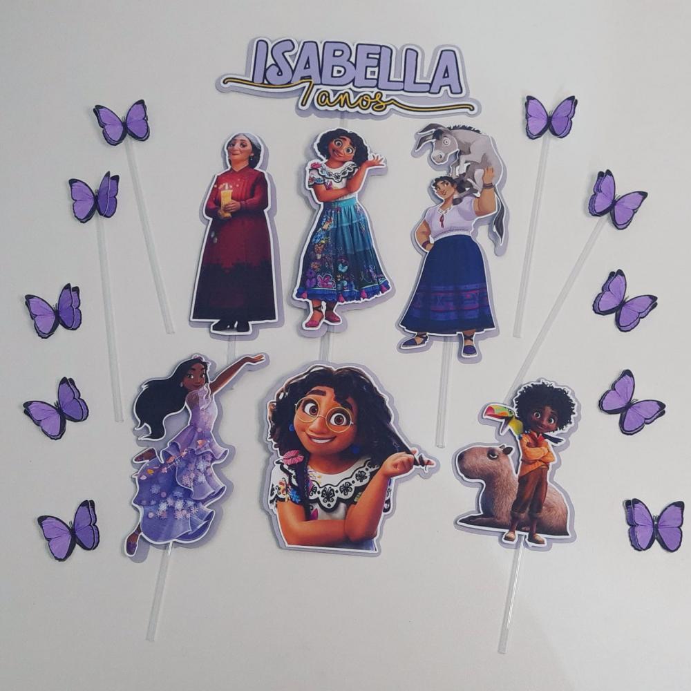 Arquivo de corte topo de bolo Encanto