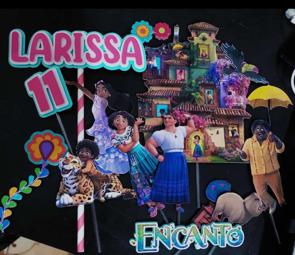 Arquivo de corte topo de bolo Encanto